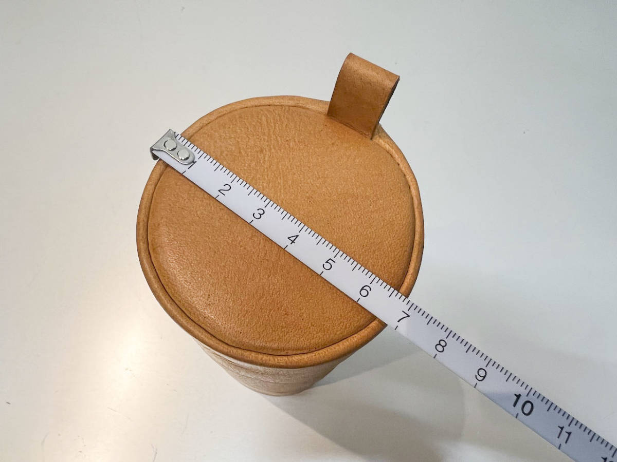BREE ヌメ革 ペンケース 円筒型 良品】ブリー BREE ペンケース ヌメ革 （管理番号06) ［ブリー］ ヌメ