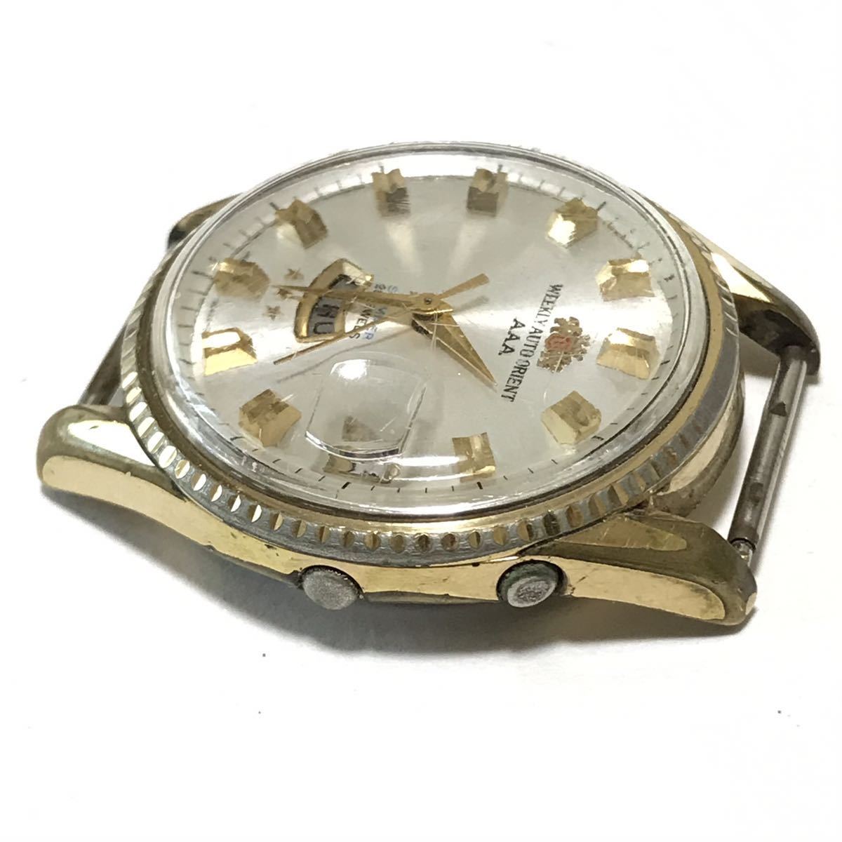 ジャンク】ORIENT オリエント WEEKLY AUTO ORIENT AAA 35石 SWIMMER 