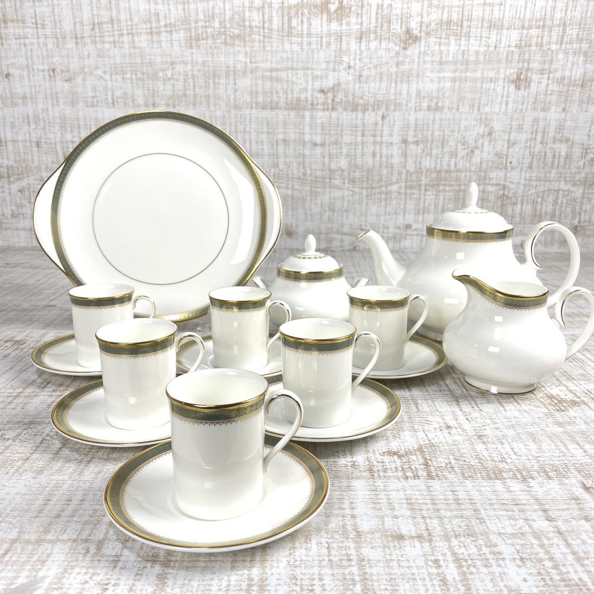 5-163 Y73-1256447 ROYAL DOULTON CLARENDON カップ&ソーサー シュガー 