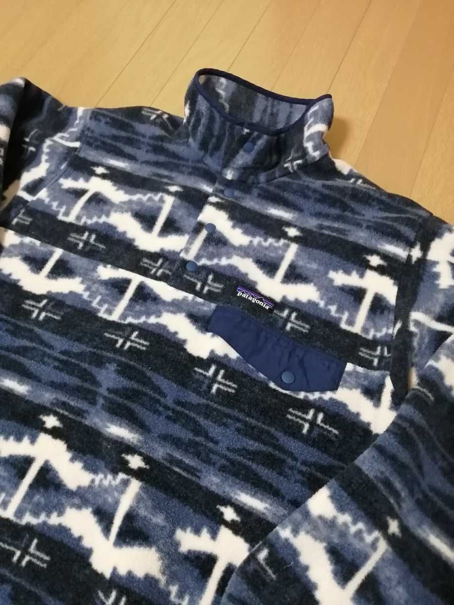 patagonia　パタゴニア　シンチラスナップT メンズSサイズ　FA18 フリース　完売カラー　レトロX　