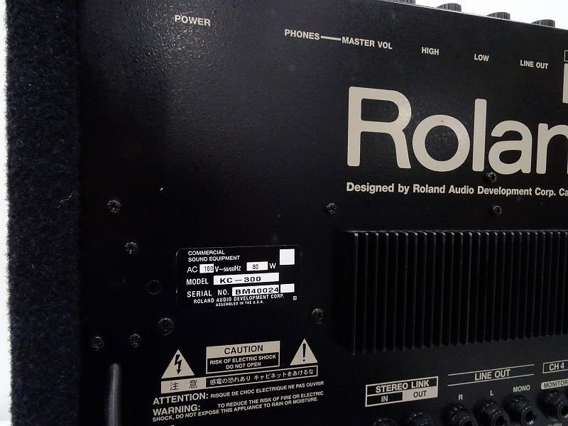 △▽Roland KC-300 キーボードアンプ モニタースピーカー ローランド
