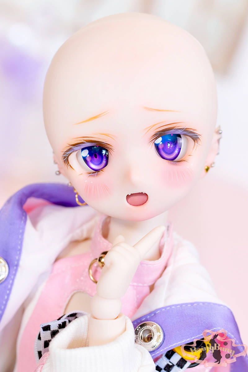 DDH-01 - カスタムヘッド 竪琴屋 セミホワイト肌 難ありセミホワイト肌