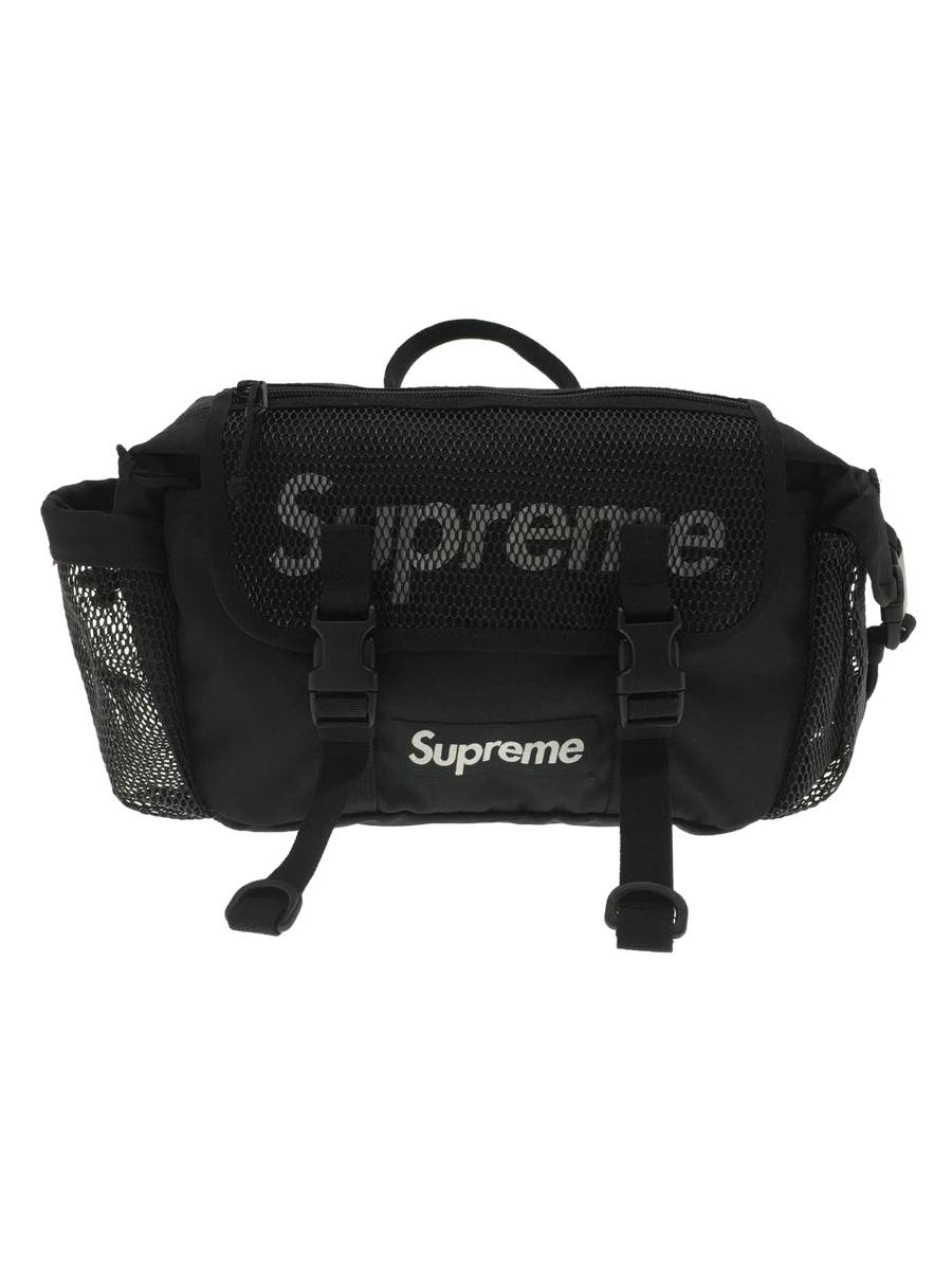 美品 黒色 20ss Waist Bag Supreme◇20SS Waist Bag/2WAYウエストバッグ/ナイロン/BLK