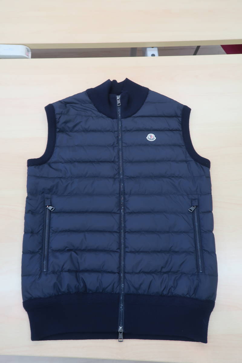 メンズ MONCLER モンクレール ダウンベスト ネイビー 1