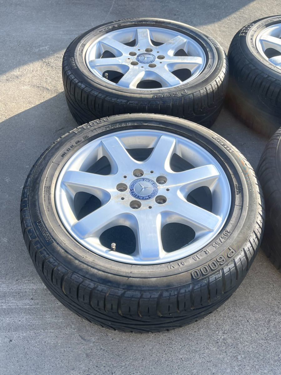メルセデス ベンツ SLK R170 等 純正 16×7J/8J＋37/30（美品 