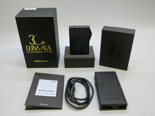 【動作確認済】 LUNA SEA 30th ANNIVERSARY Astell&Kern ハイレゾポータブルオーディオプレーヤー AK-SA700-LS30AE ［3-7］No.1087 LUNA SEA 30th HOT SEAの結成30周年を記念したコラボモデル &frasl;
