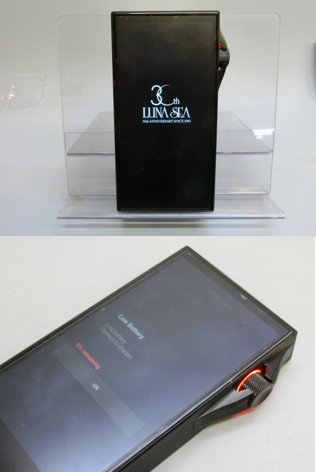 【動作確認済】 LUNA SEA 30th ANNIVERSARY Astell&Kern ハイレゾポータブルオーディオプレーヤー AK-SA700-LS30AE ［3-7］No.1087 LUNA SEA 30th HOT SEAの結成30周年を記念したコラボモデル &frasl;