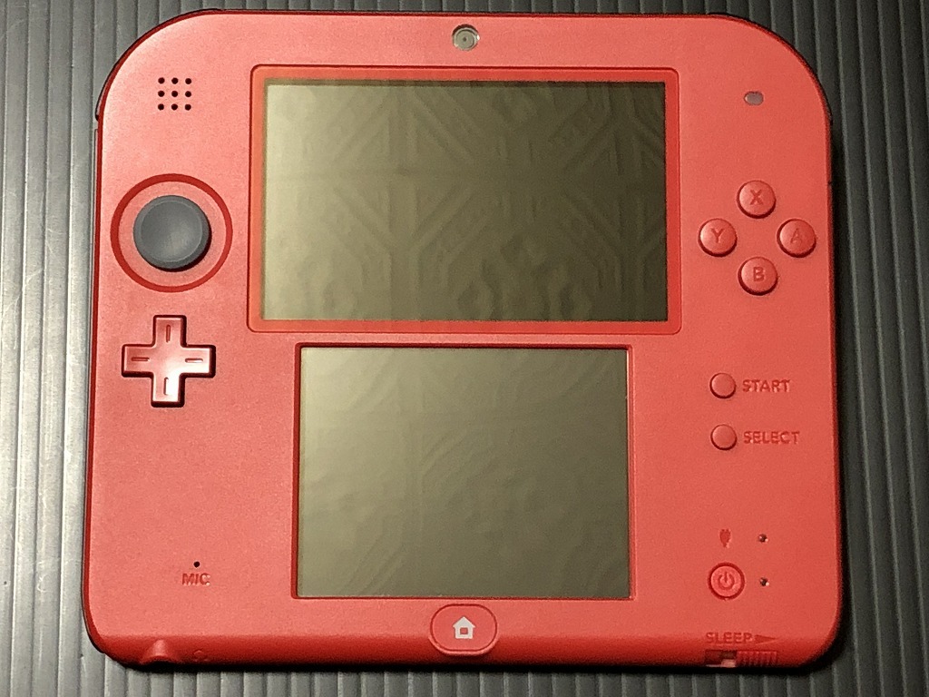 ニンテンドー 2DS 本体 中古 良品 レッド 動作良好 画面きれい 赤  