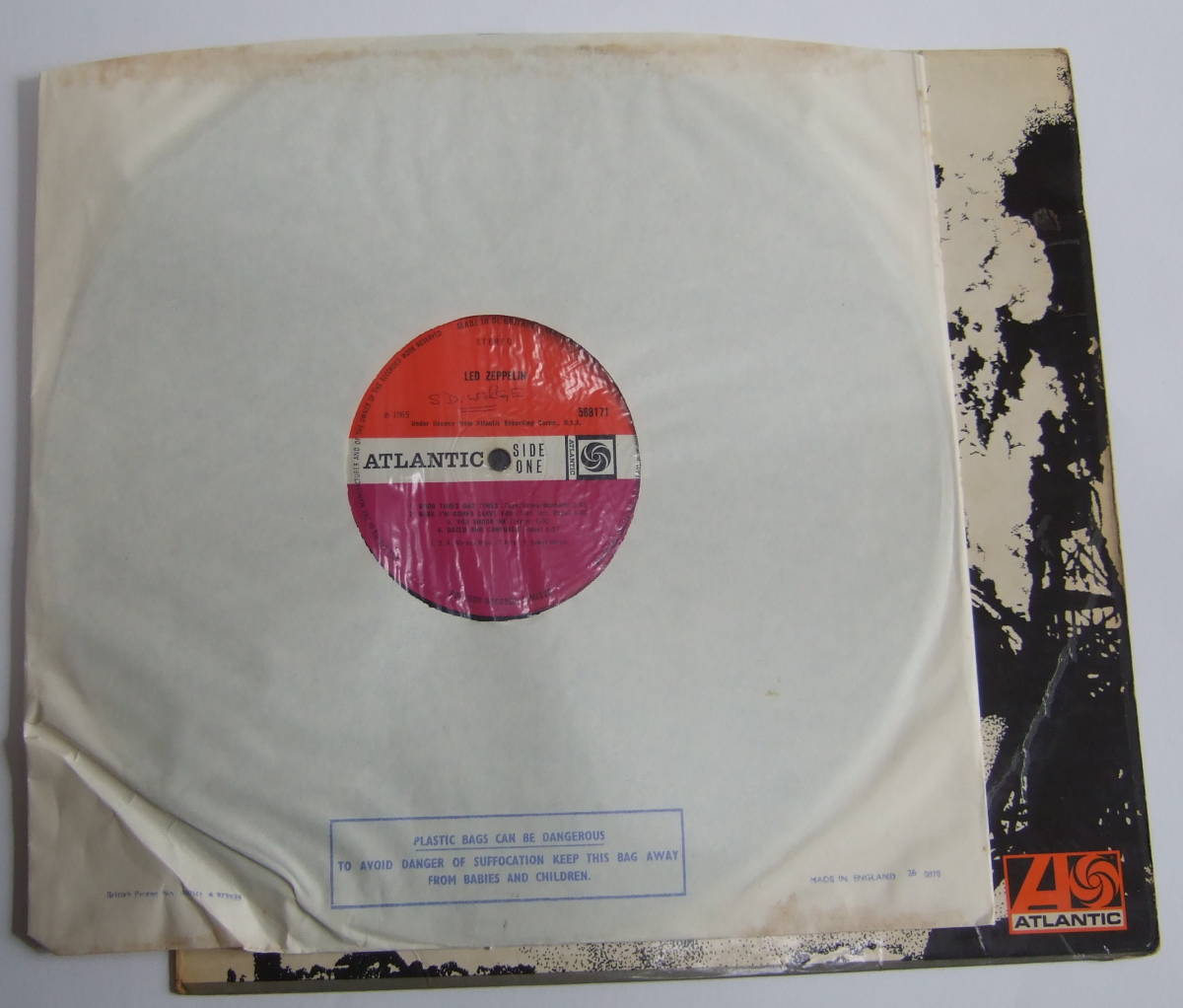 Led Zeppelin UK - I Vinyl | – 1st 0 Turquoise Album Debut Pressing