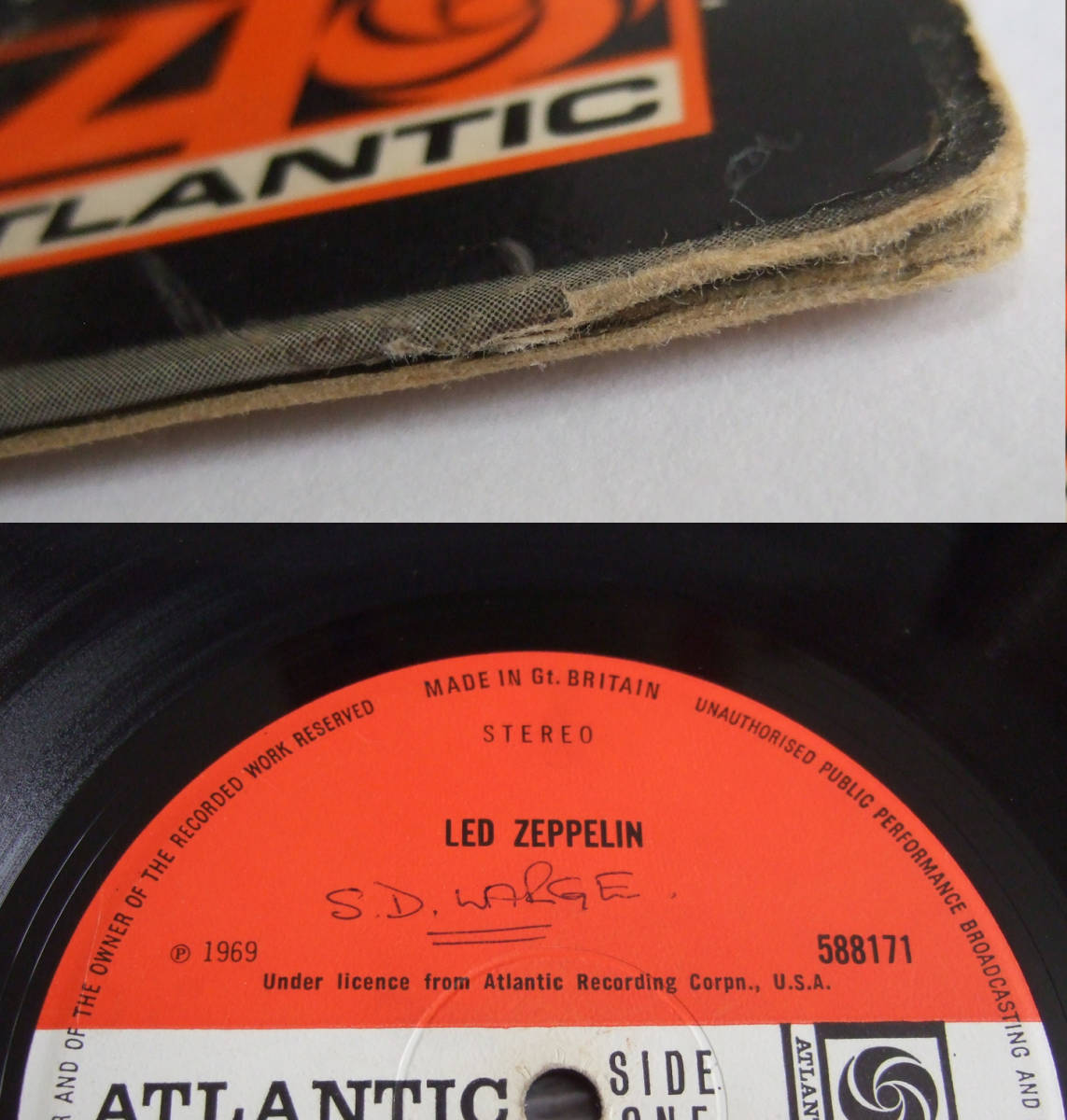 Led Zeppelin UK - I Vinyl | – 1st 0 Turquoise Album Debut Pressing