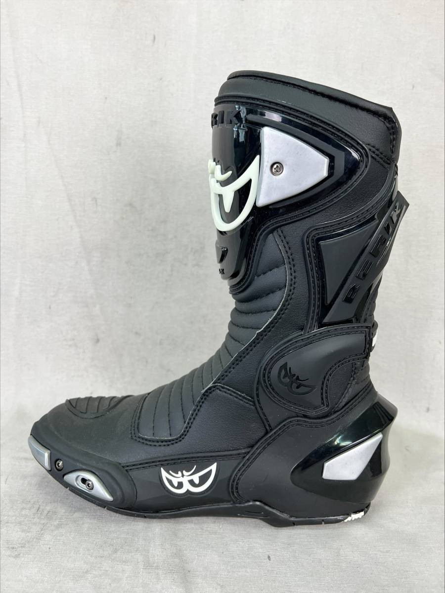 新品未使用 BERI ベリック レーシングブーツ ALL.BLACK EU41 【25.5cm 