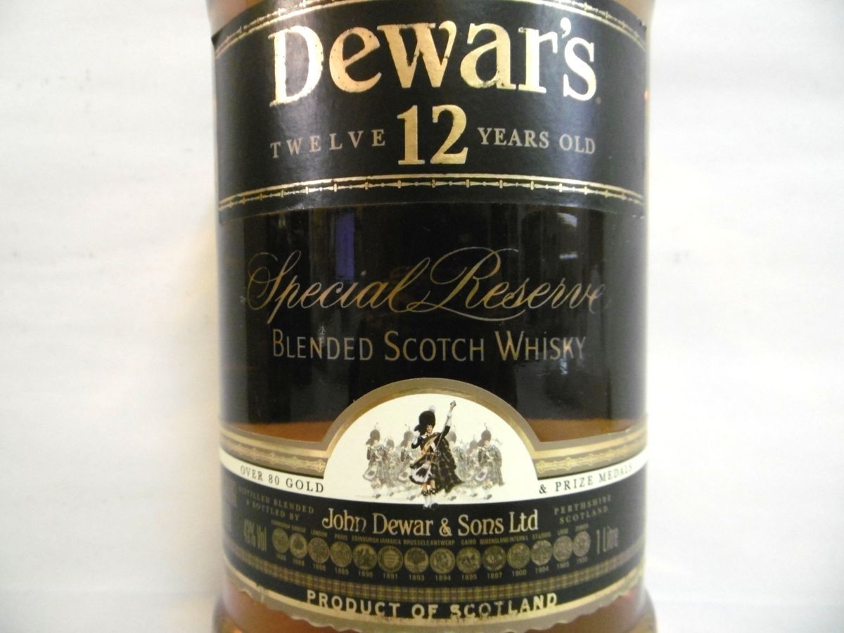 古酒 未開栓 Dewar's デュワーズ 12年 Special Reserve スペシャル