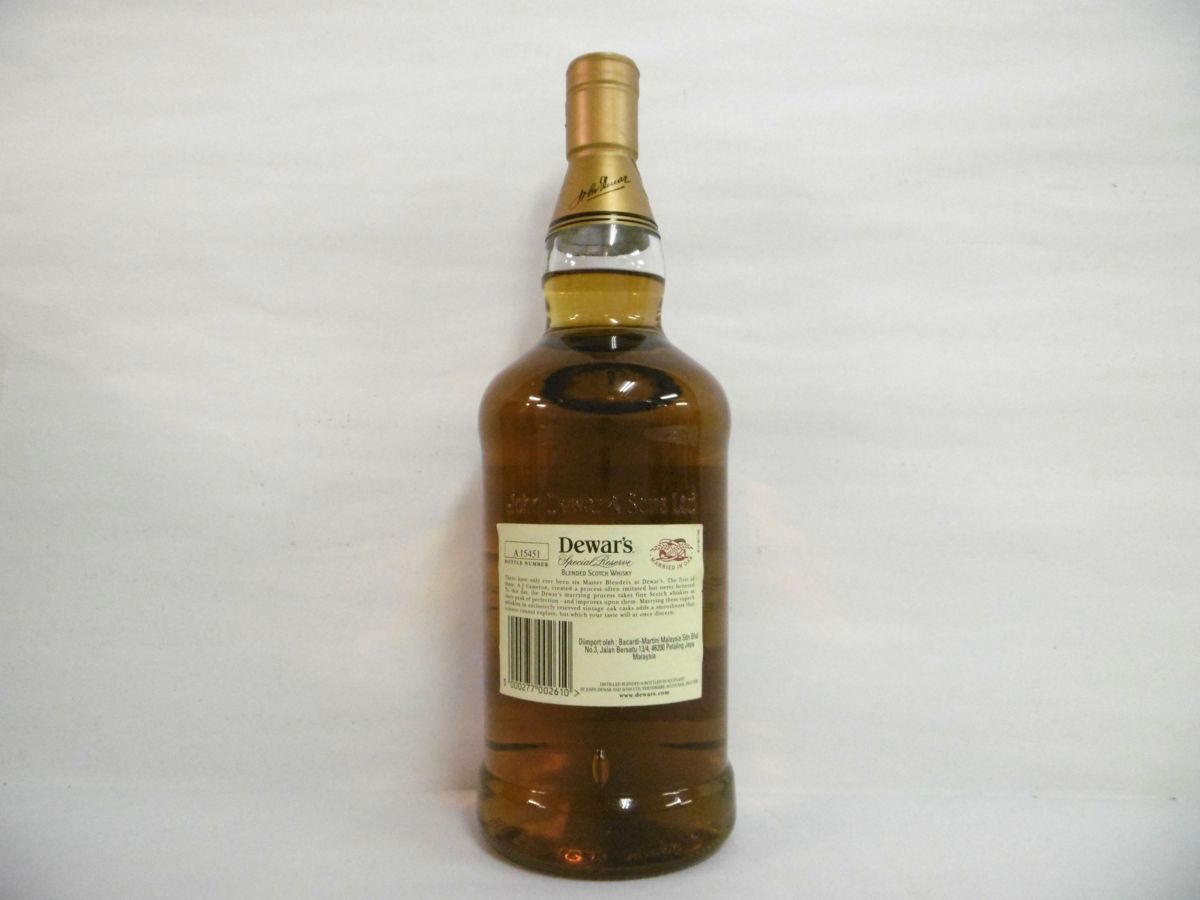 古酒 未開栓 Dewar's デュワーズ 12年 Special Reserve スペシャル