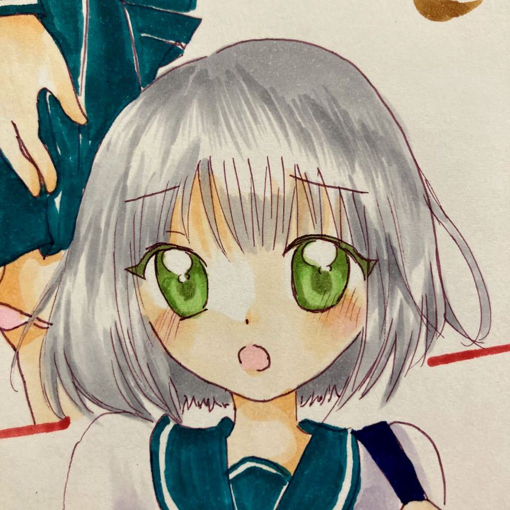 突風 紐パンが セーラー服 オリジナル 手描きイラスト 手描きイラスト 売買されたオークション情報 Yahooの商品情報をアーカイブ公開 オークファン Aucfan Com