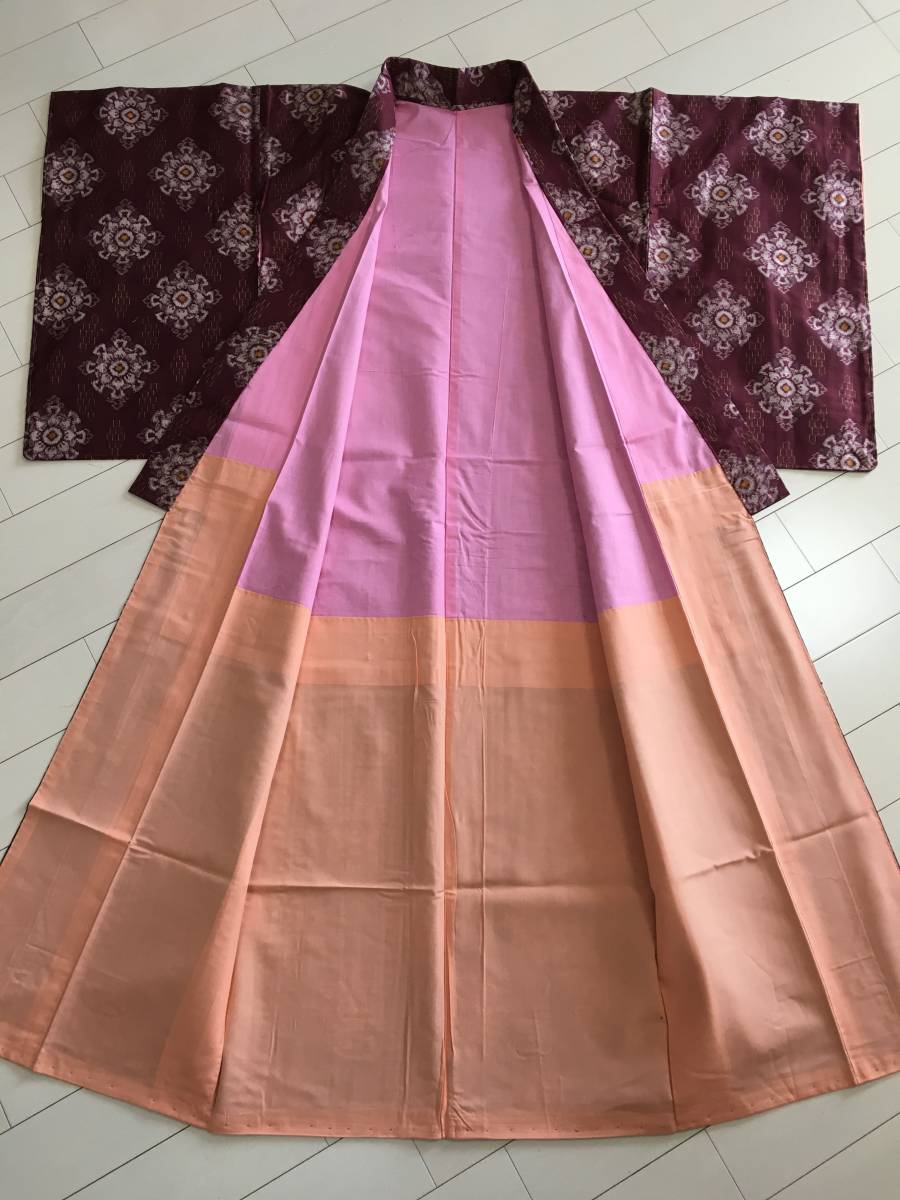 大島紬 正絹 赤の通販 紅型 名古屋帯 四季の花々 大島紬との相性もバツグン♪ 公式通販 アンティーク 着物 T27 G38 まとめ 赤系 大島紬意匠 store