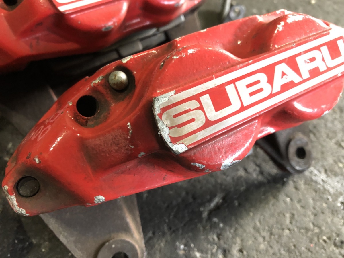 SUBARU インプレッサ GGA キャリパー 唸