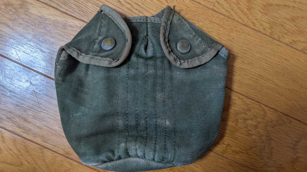 ベトナム戦争、ナム戦、NAM戦M1961キャンティーンカバー、特殊部隊SOG米軍アメリカ軍陸軍海兵隊実物官給品シール、グリーンベレー