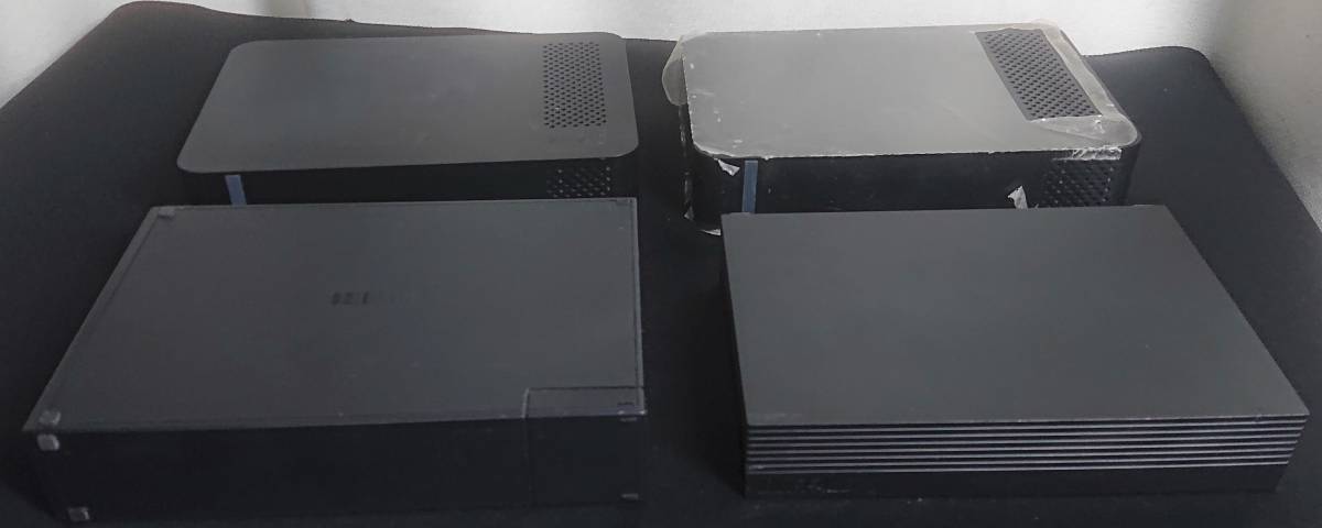 ジャンクHDD4台まとめ 外付けHDD[ 3TBx3 + 1TB ] 状態 【公式通販】