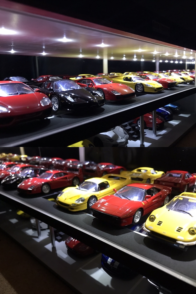 ミニカー専用ジオラマ：1/43 カーディーラーⅣ（ブラック