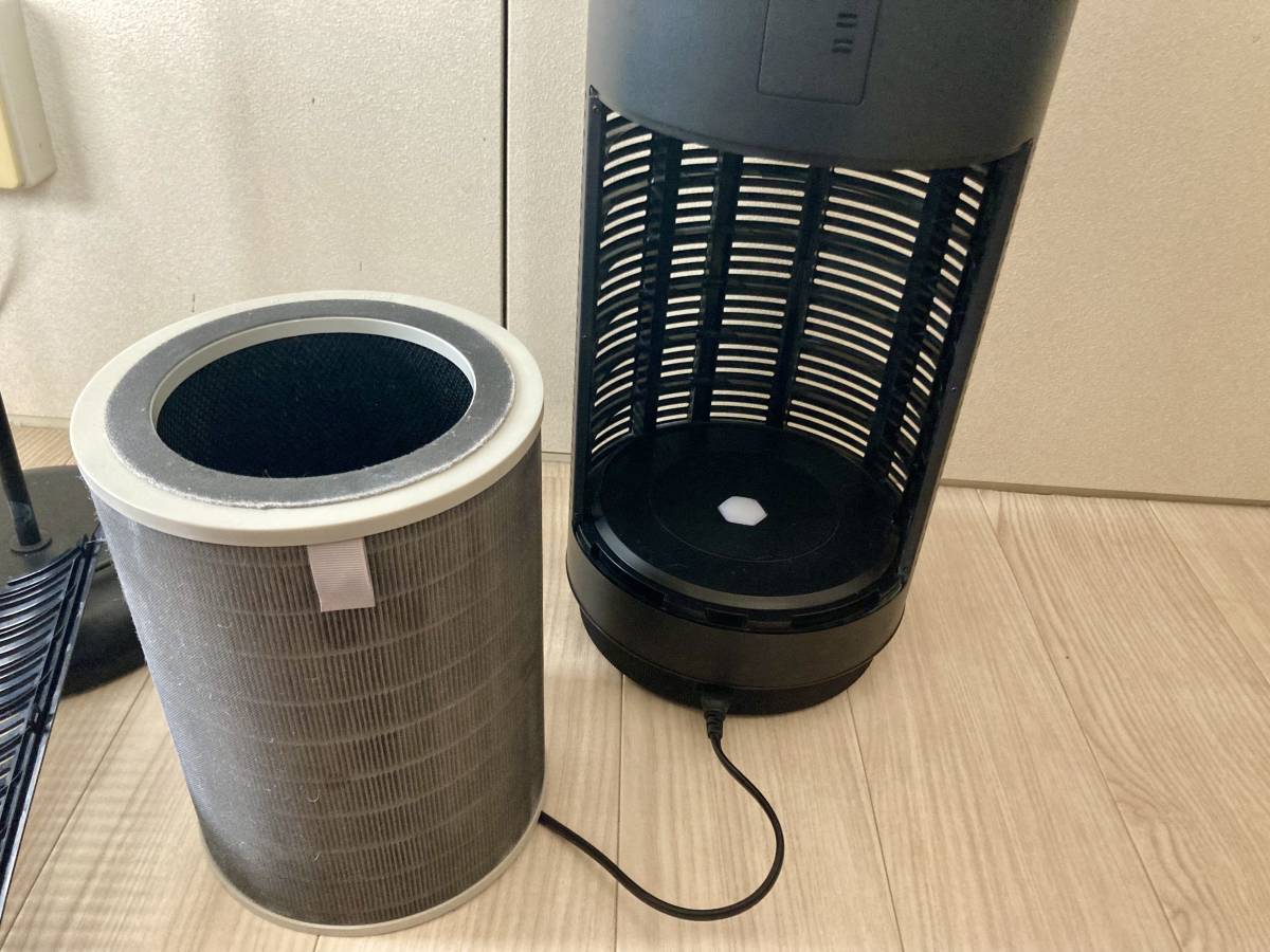 美品 2018年製 26畳 cado カドー LEAF AP-C320i 空気清浄機 cado LEAF 空気清浄機 出産祝い お祝い LEAF（リーフ)クールグレー