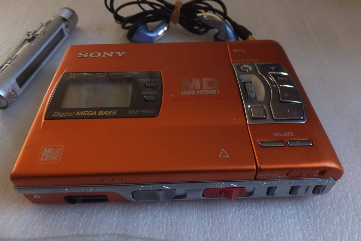 SONY MZ-B50 ジャンク品　29 MZ-R50 SONY ジャンク扱い ジャンク品 MZ-R50（全体的に反応鈍め） MZ-