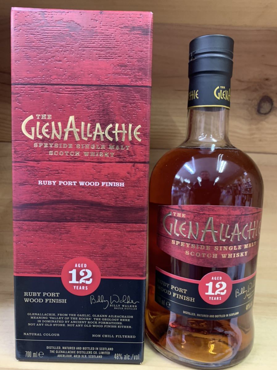 グレンアラヒー12年 ルビーポートウッドフィニッシュ 700ml 48