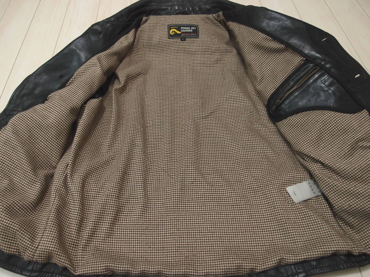 品質保証，得価 PINEAL JET LEATHER スポーツジャケット サイズL ホースハイド レザージャケット