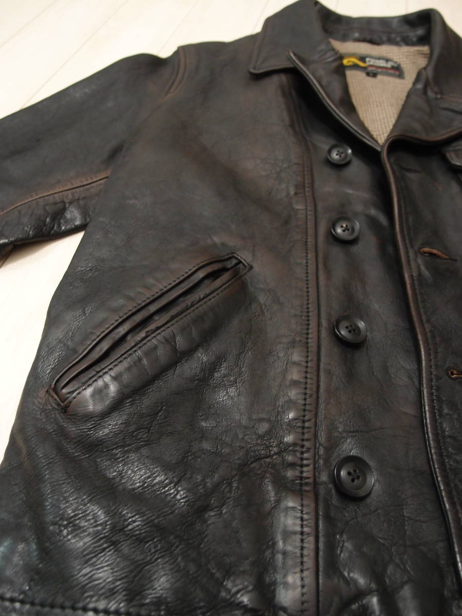 品質保証，得価 PINEAL JET LEATHER スポーツジャケット サイズL ホースハイド レザージャケット