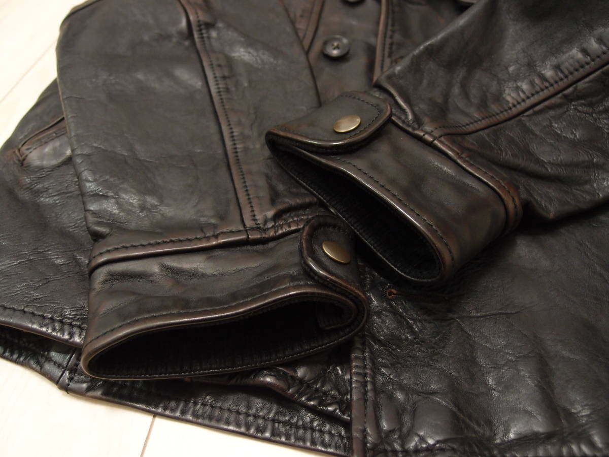 品質保証，得価 PINEAL JET LEATHER スポーツジャケット サイズL ホースハイド レザージャケット
