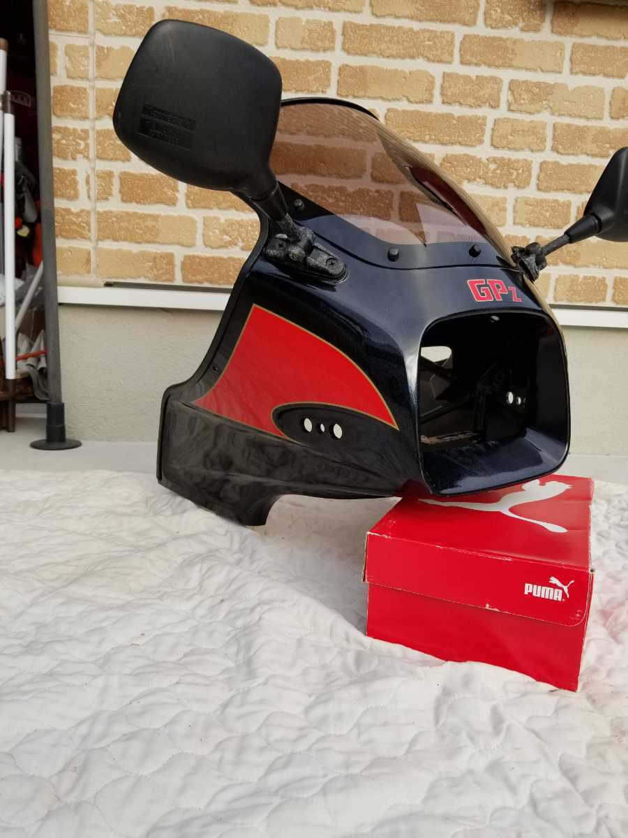 カワサキ フロントカウルセット 純正ステー インナーカウル ミラー