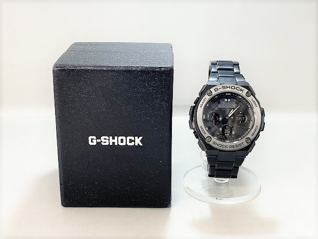 1円～ 中古 駆動OK CASIO カシオ G-SHOCK G-STEEL GST-W110BD-1BJF SS