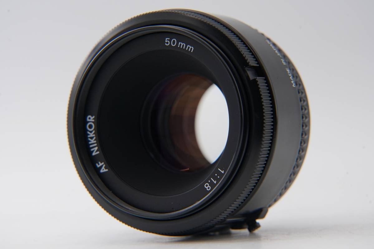良品 】 ニコン NIKON AF NIKKOR 50mm f1.8 純正フィルター付き AF