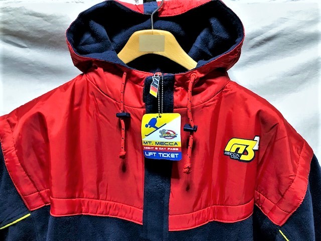 MECCA USA/メッカ】ロゴ フリース プルオーバー フード ジャケット