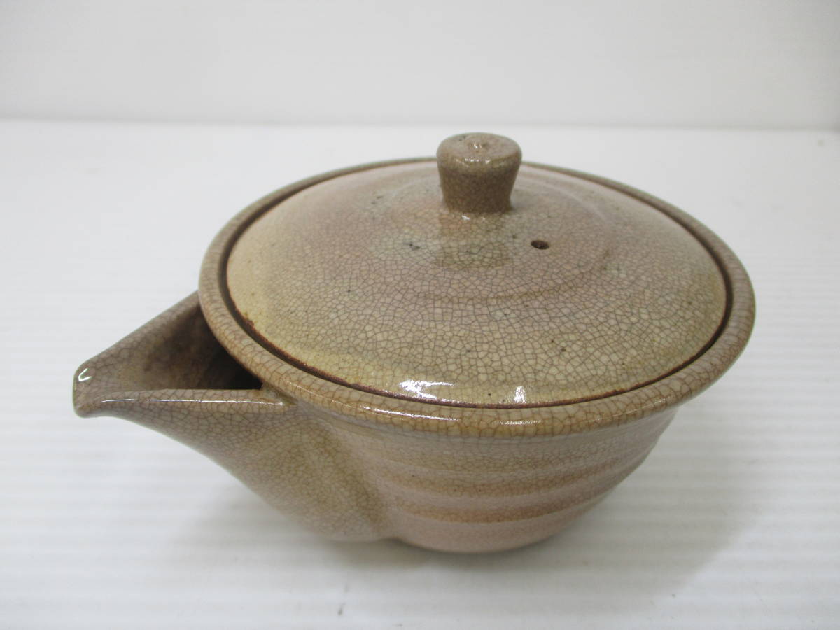2201-21-011 煎茶道具 萩焼 煎茶器 第十二代 田原陶兵衛/天鵬山造 煎茶