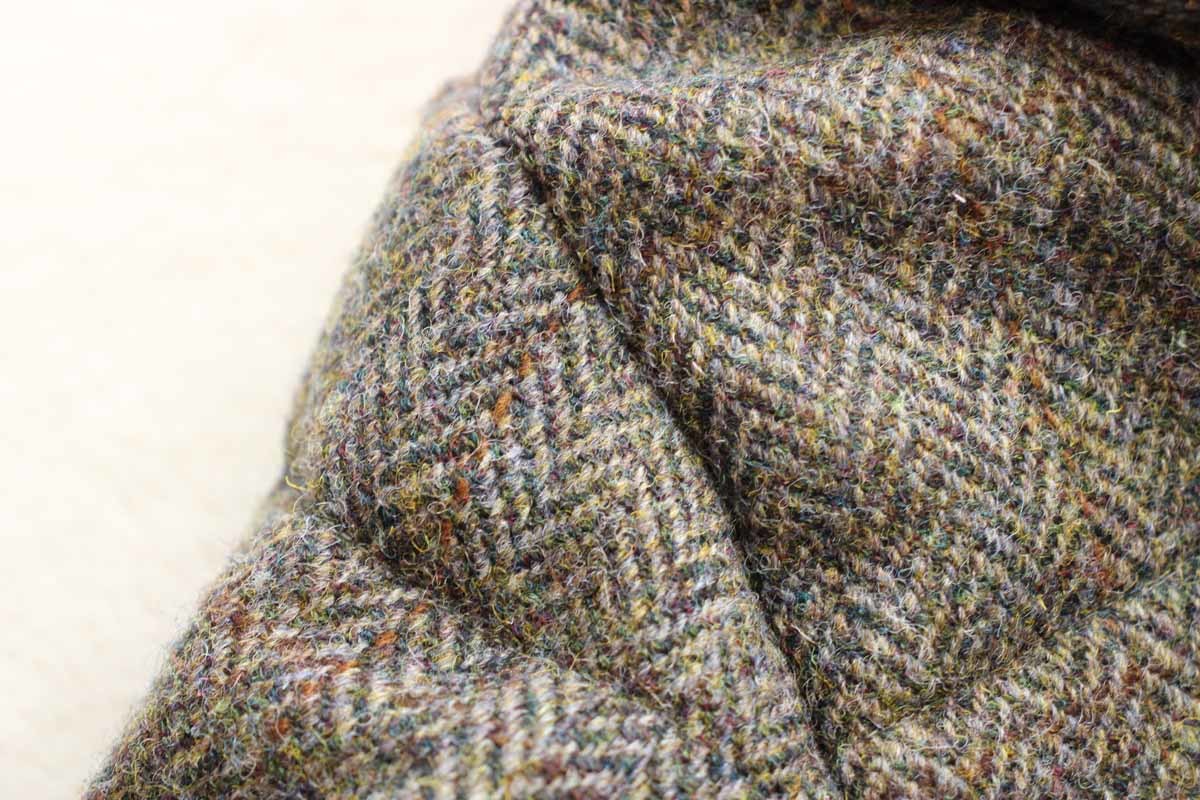 2-296 メンズ新品 ウール100％ Harris Tweed / ハリスツイードダウン 