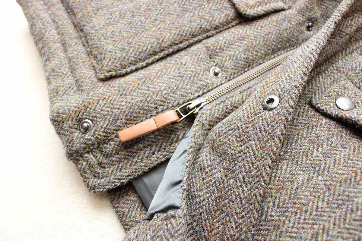2-296 メンズ新品 ウール100％ Harris Tweed / ハリスツイードダウン 
