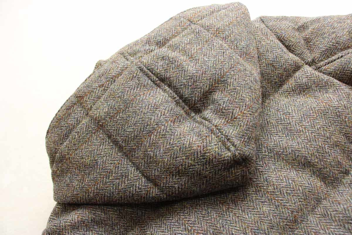 2-296 メンズ新品 ウール100％ Harris Tweed / ハリスツイードダウン 
