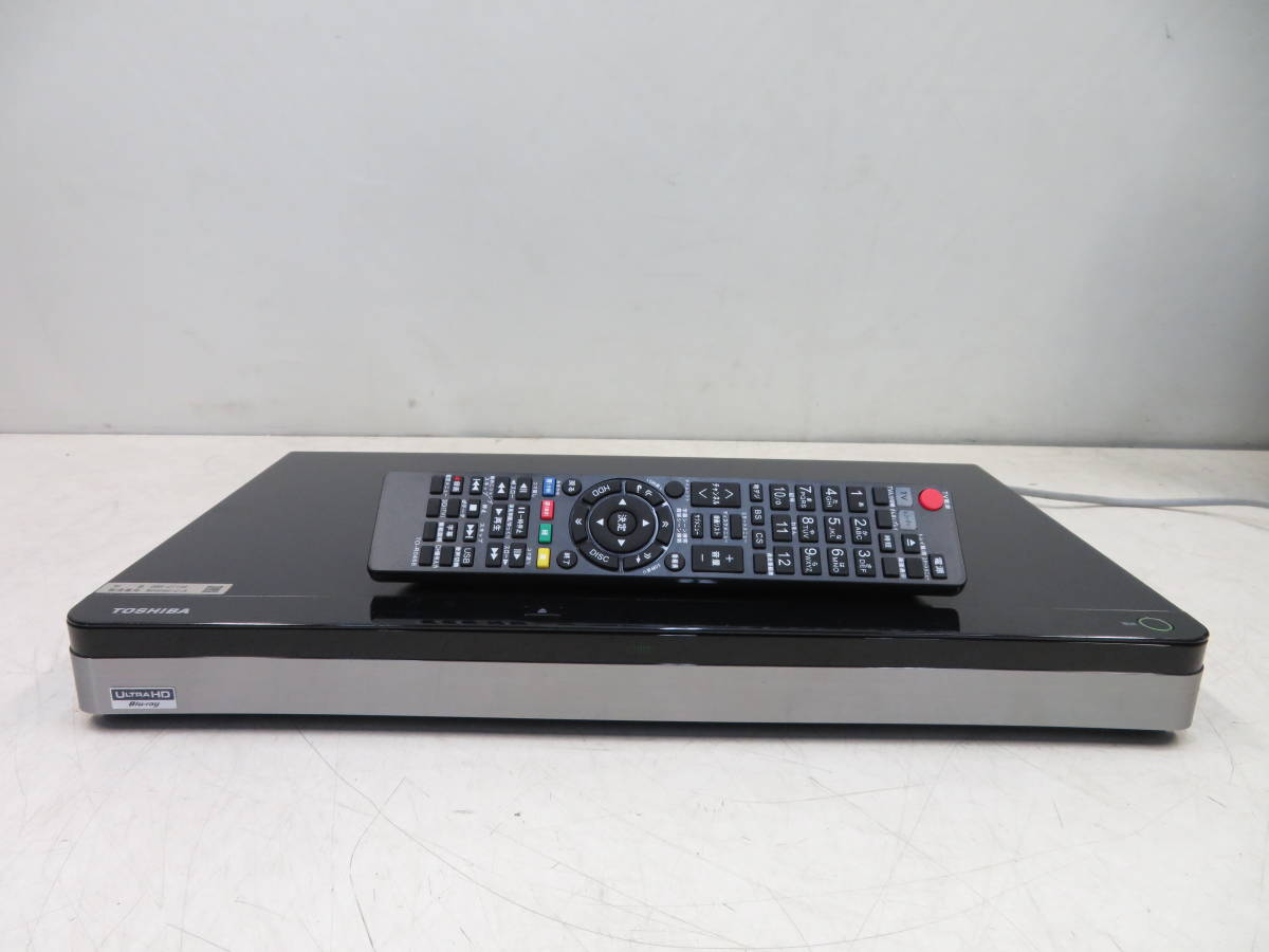 TOSHIBAブルーレイディスクレコーダーDBR-UT109 21年製通電確認のみ
