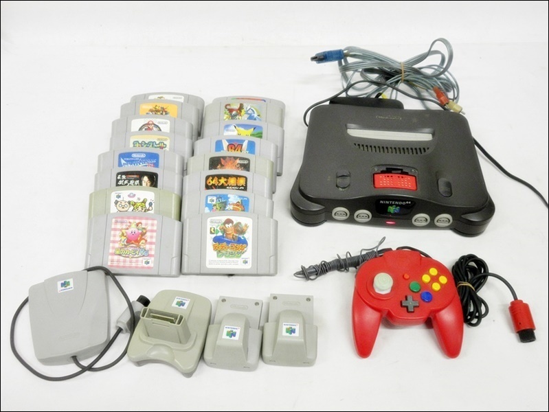 超激得，セール 16 39-466758-05 Y NINTENDO64 任天堂64 NUS-001 マリオカート/ポケモンスタジアム金銀 他 ソフト まとめてセット テレビゲーム 福39(本体、アクセサリー)｜売買されたオークション情報、yahooの商品情報 本体、アクセサリー