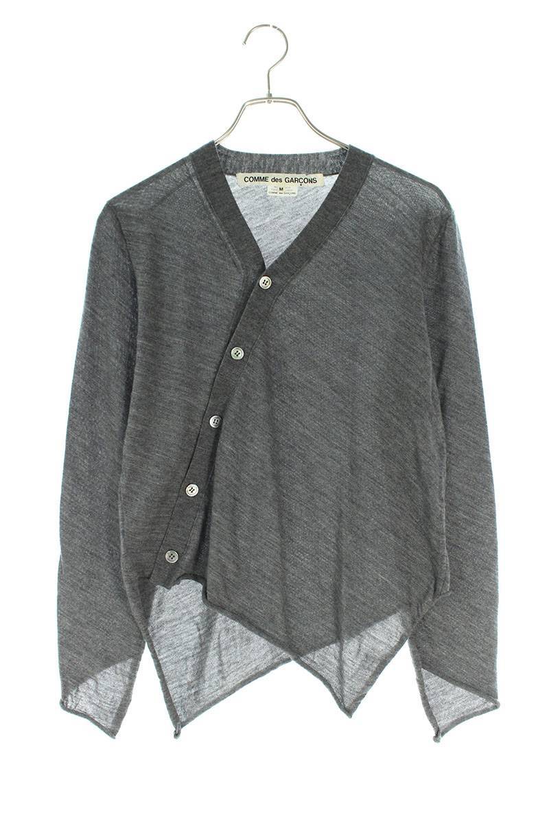 コムデギャルソン COMME des GARCONS 11AW GH-N028 サイズ:M AD2011ねじれデザインカーディガン グレー【8020】【99】