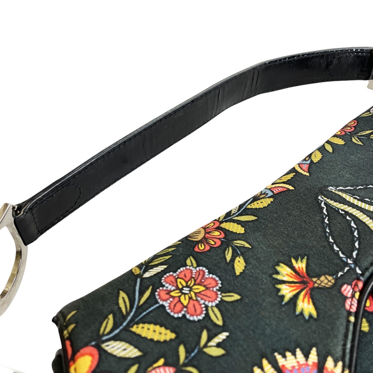 金沢店】 美品 Christian Dior ディオール 花柄 フラワー バッグ