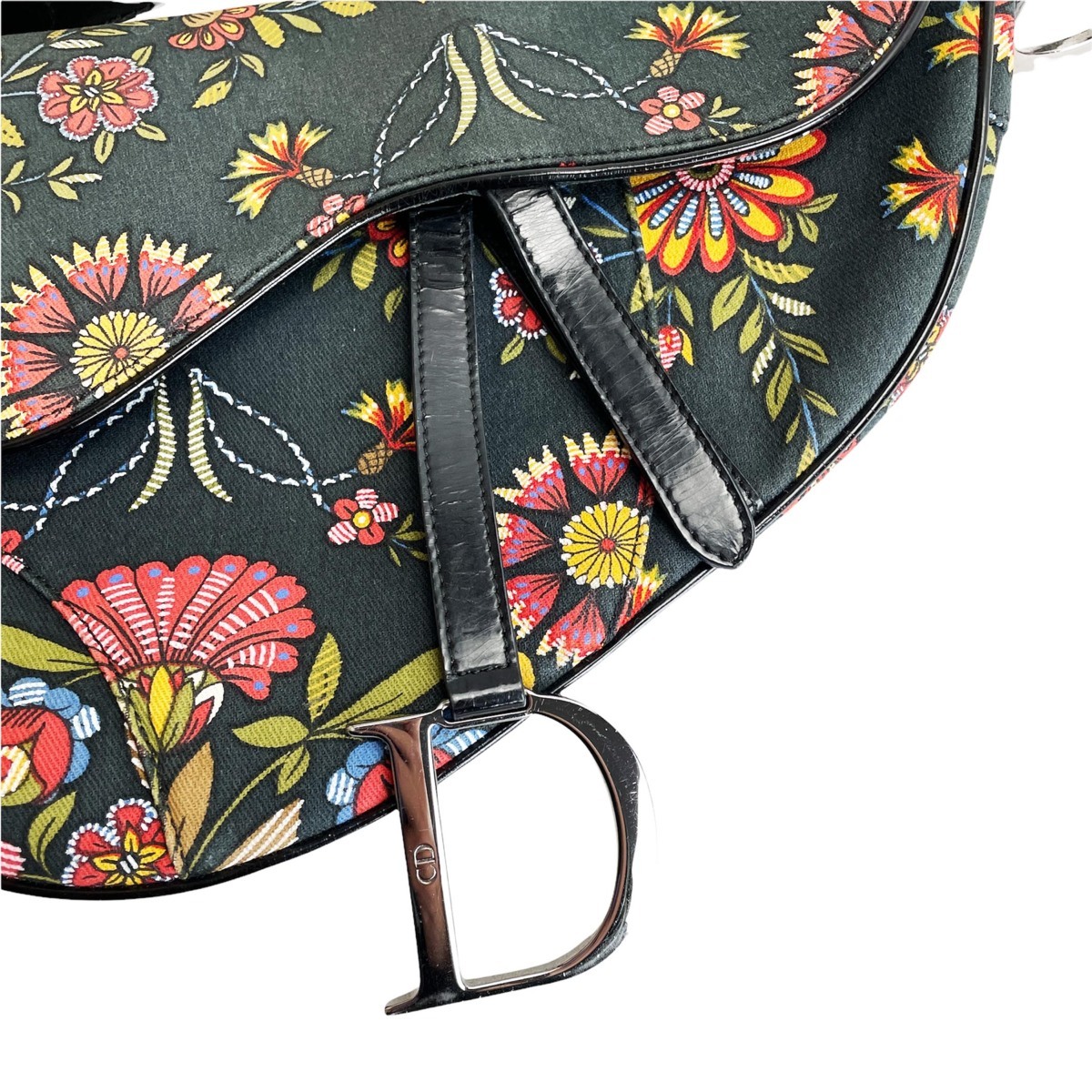 【美品・希少】 クリスチャンディオール チェーンポーチ トロッター フラワー 金沢店】 美品 Christian Dior ディオール 花柄 フラワー バッグ