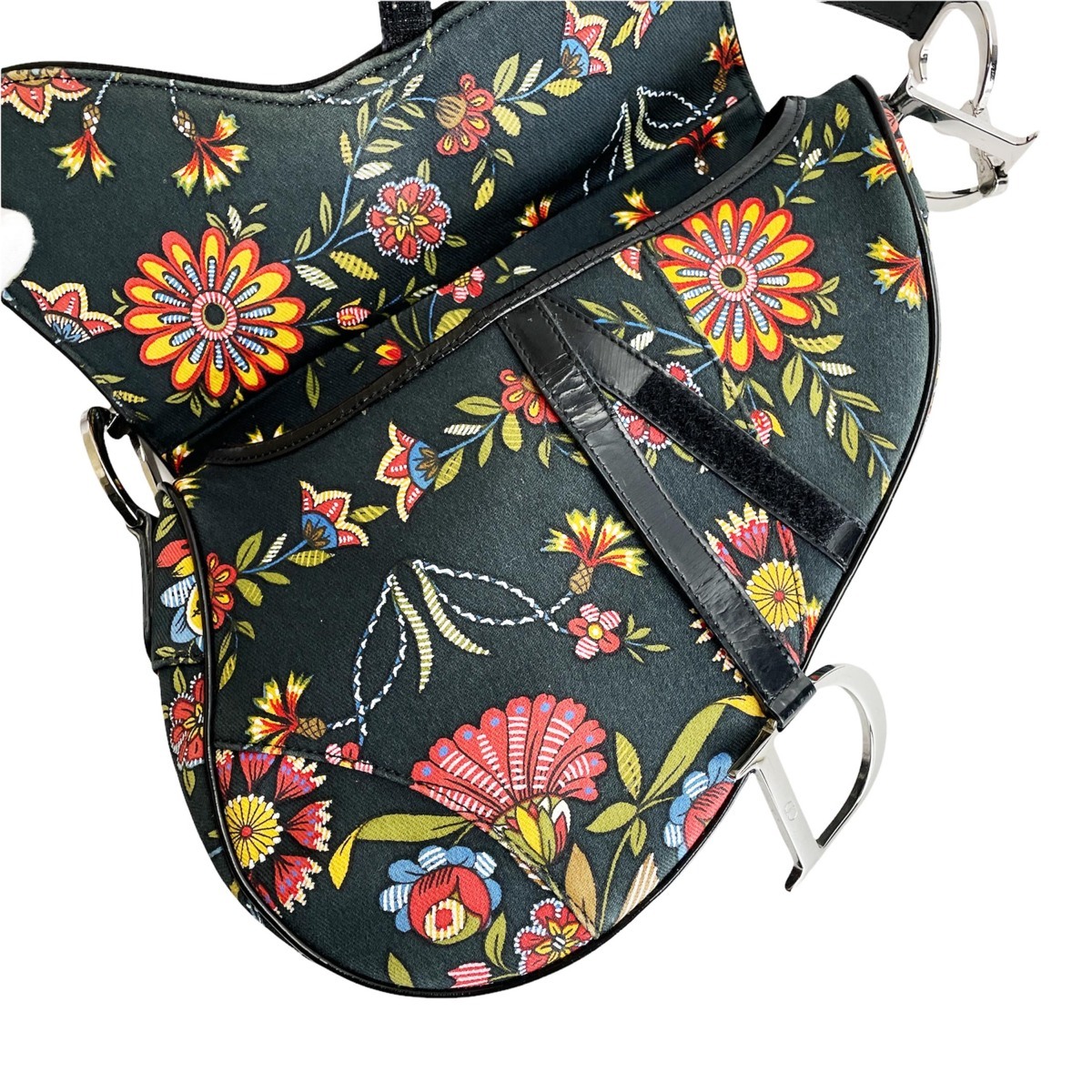 金沢店】 美品 Christian Dior ディオール 花柄 フラワー バッグ