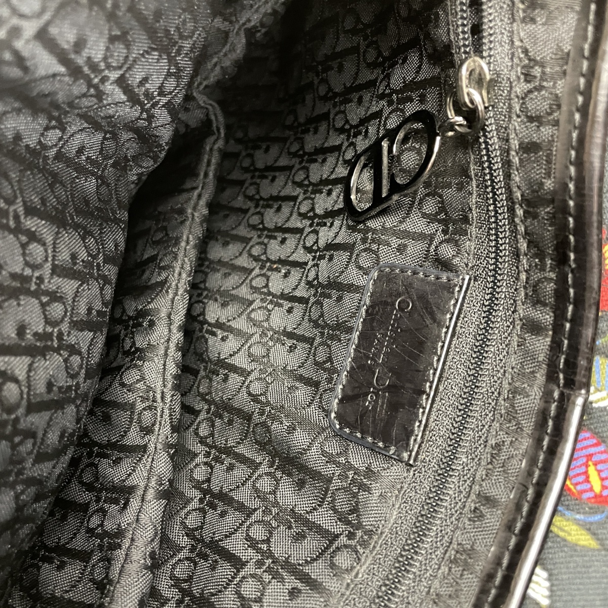 金沢店】 美品 Christian Dior ディオール 花柄 フラワー バッグ