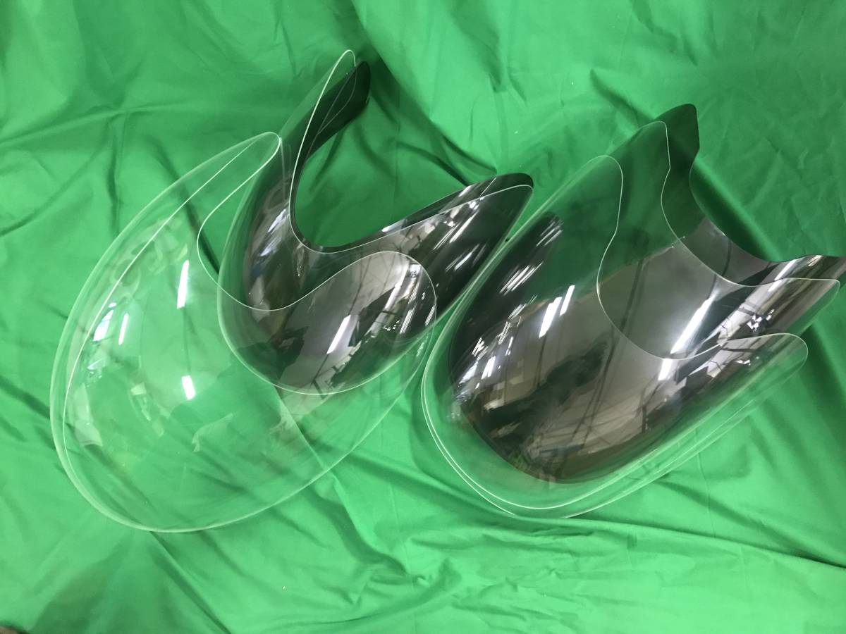 450×3＋メッシュ イノウエ 井上 3分割 ブルドック ロケットカウル 