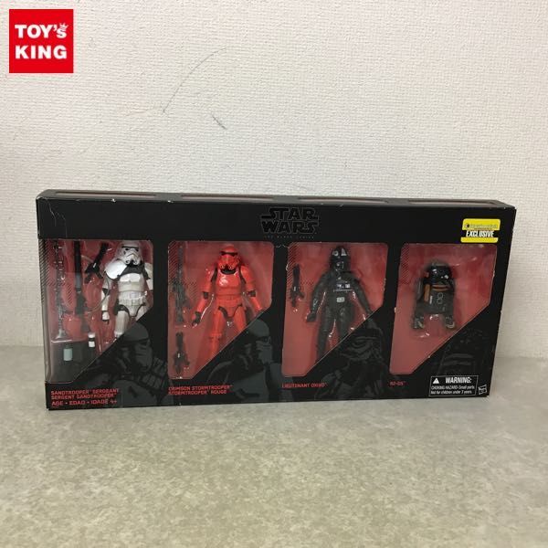 1円 ハズブロ STAR WARS THE BLACK SERIES SANDTROOPER SERGEANT CRIMSON STORMTROOPER LIEUTENANT OXIXO R2-Q5 / フィギュア(その他)｜売買されたオークション情報、yahooの商品情報をアーカイブ公開 - オークファン その他
