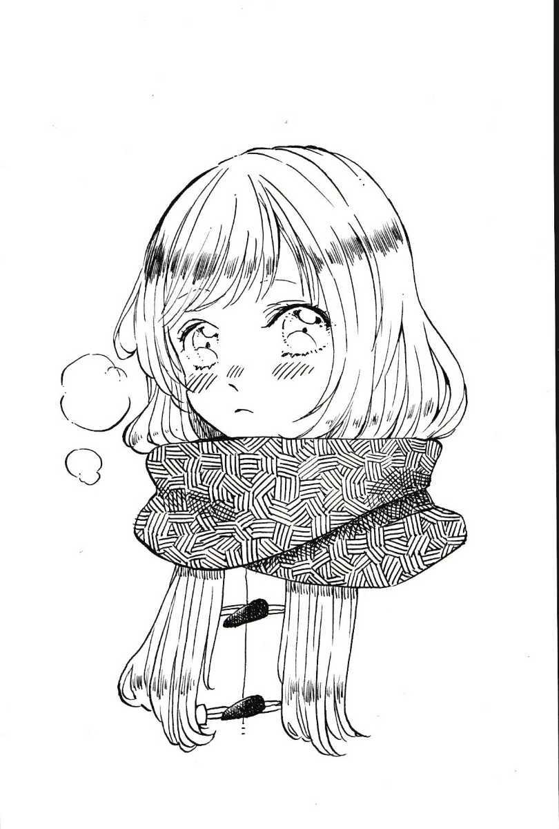 手描きイラスト オリジナル 女子高生 冬の女の子 白黒 アナログ 手描きイラスト 売買されたオークション情報 Yahooの商品情報をアーカイブ公開 オークファン Aucfan Com