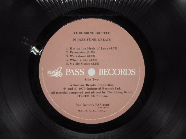 0 Funk Jazz Greats Throbbing - Gristle LP | Gristle: – Greats, UK