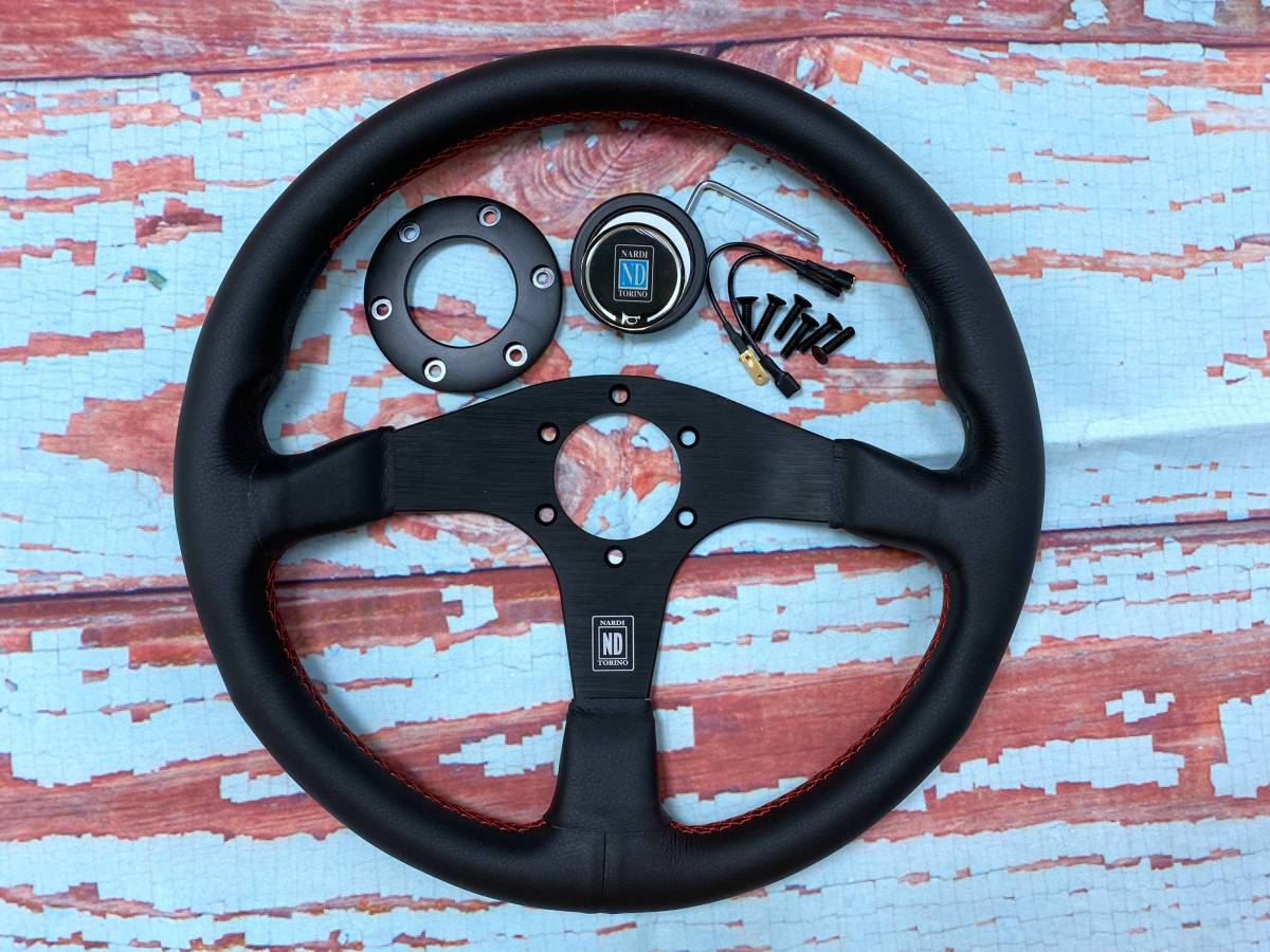 【35cm★】車ステアリングホイール男女通用_1