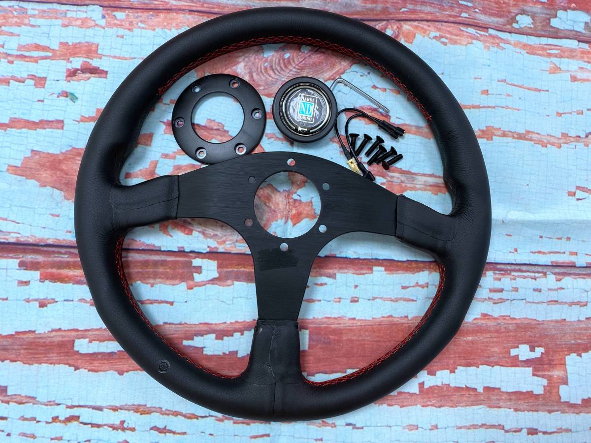 【35cm★】車ステアリングホイール男女通用_2